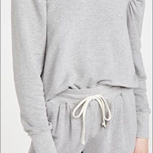 SUNDRY Shirred Raglan Sweatshirt